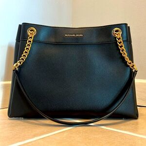 Lightly Used Lori Medium Faux Leather Tote Bag - Michael Kors